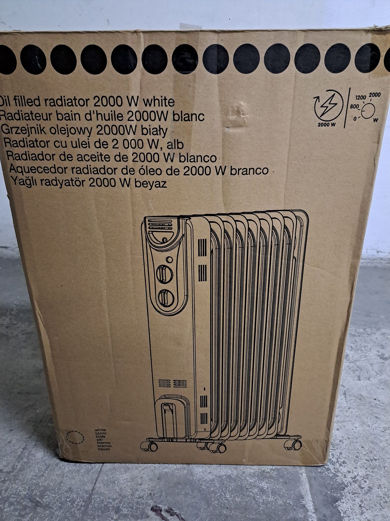 Grzejnik elektryczny olejowy