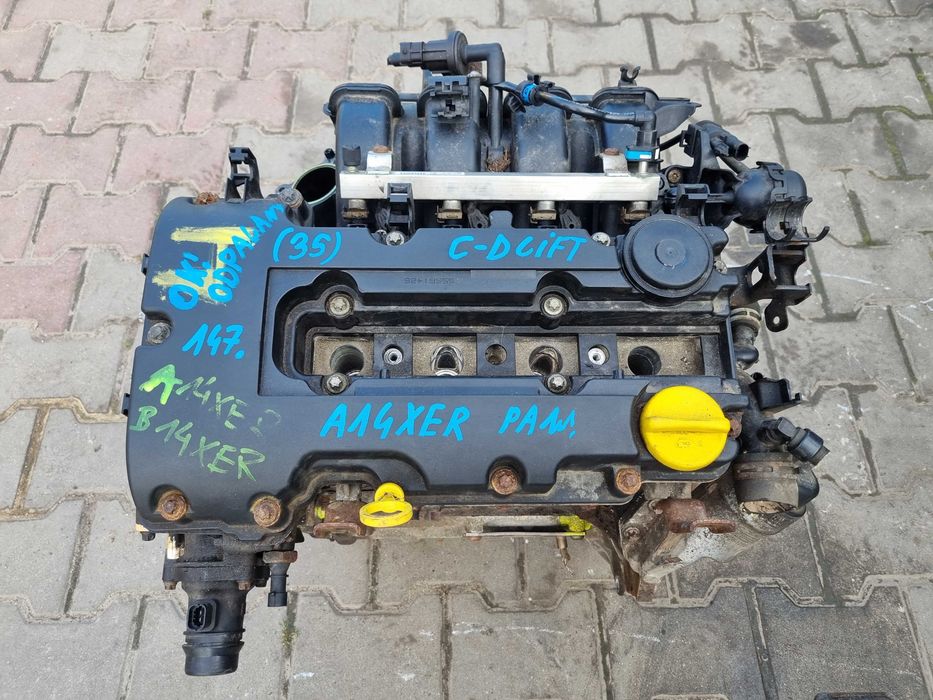 Opel Corsa D Lift Silnik Kompletny A14XER 147000KM Przebiegu
