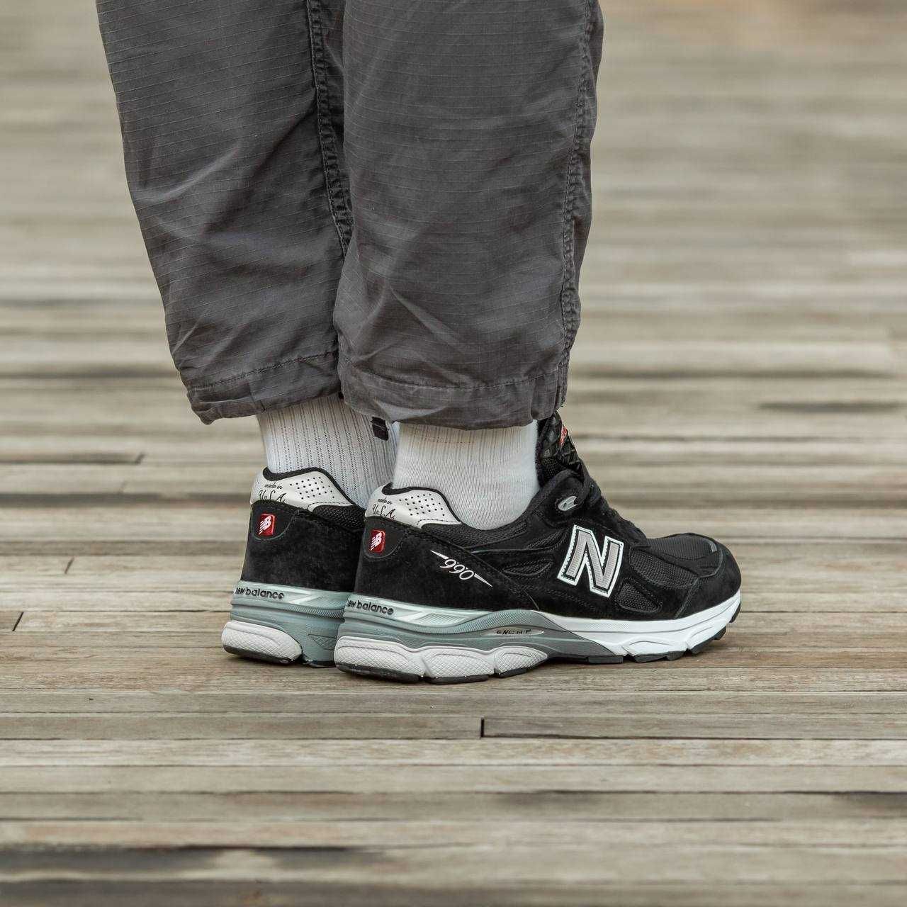 ‼️ Кросівки New Balance 990v3 Black White