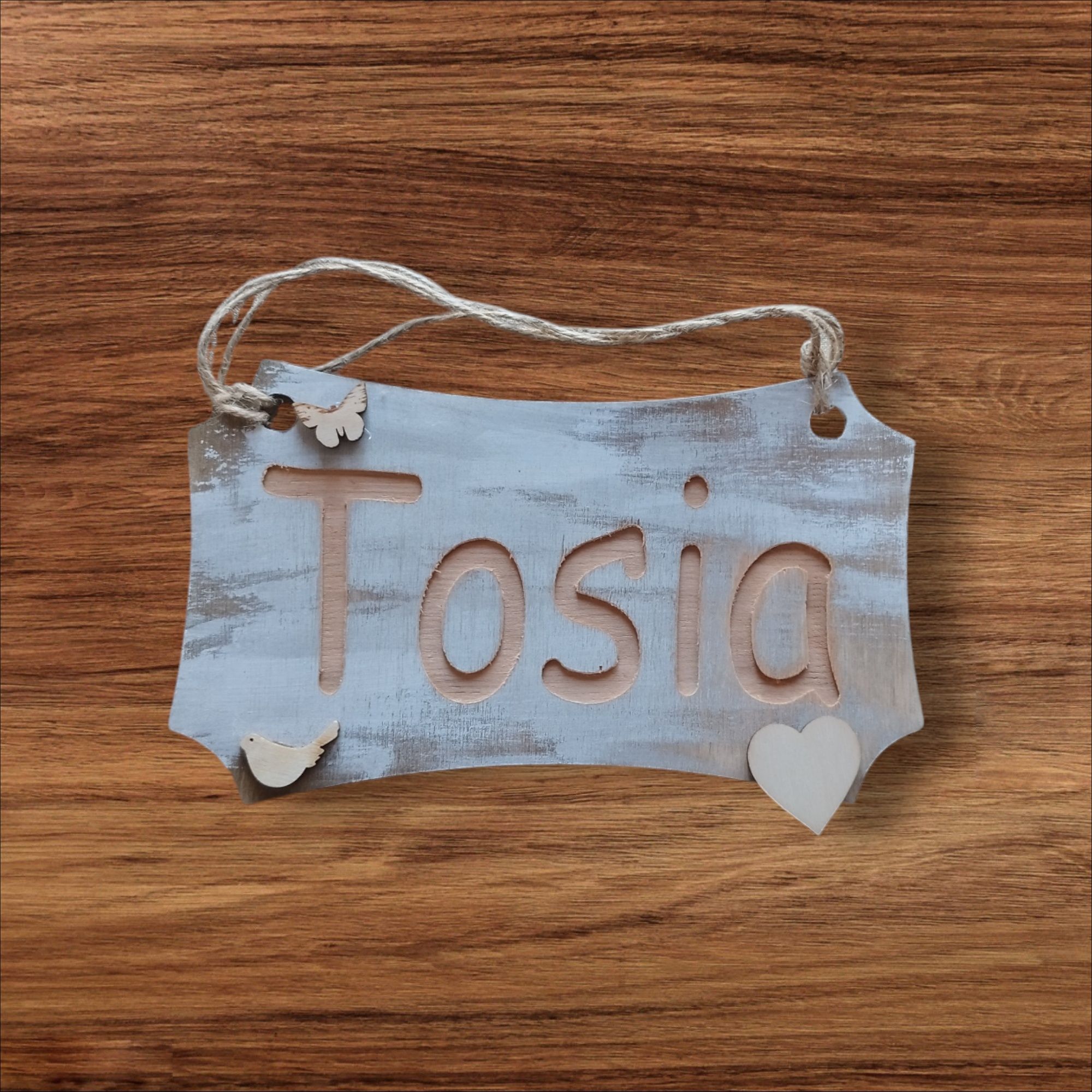 Tabliczka imienna 12cmx7cm "Tosia"