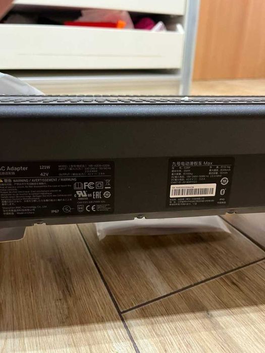 Електросамокат Ninebot KickScooter MAX G30P Мотор-колесо 9