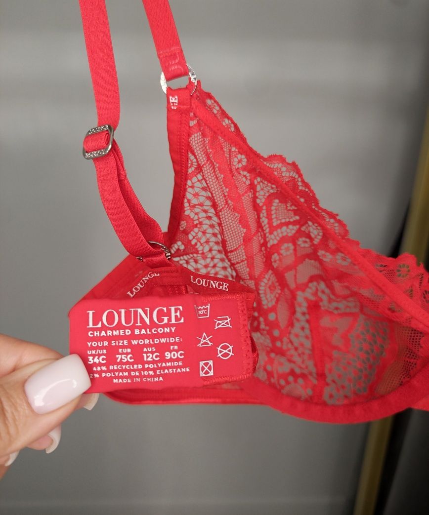 LOUNGE Мереживний бюстгальтер бра бралет балконет
