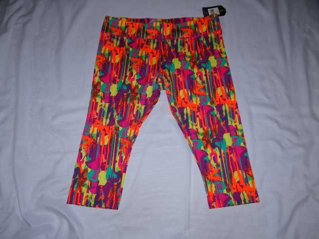 Damskie Legginsy - Zumba Capri Royal Emerald