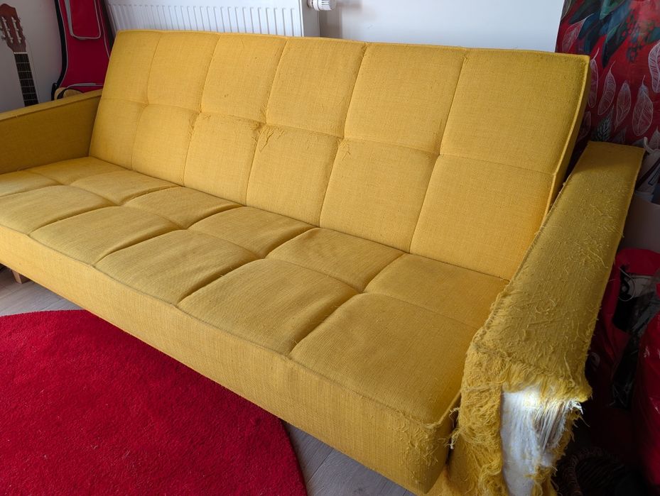 Kanapa sofa z funkcją spania Ikea Askesta