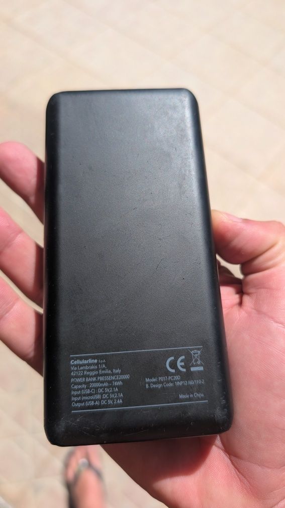 Power bank Cellularline 20000mAh