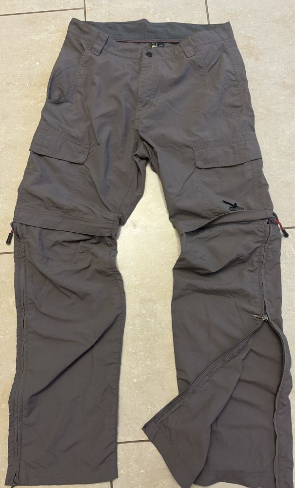 Salewa markowe trekking 2w1 spodnie, turystyczne, jak nowe r. S cargo