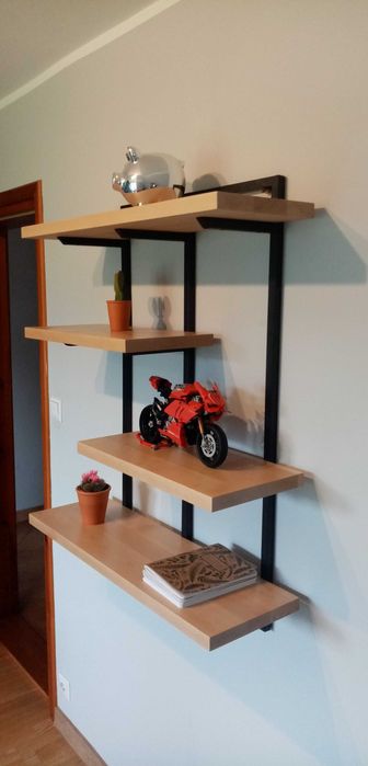 półka industrialna loft regał meble loftowe industrialne