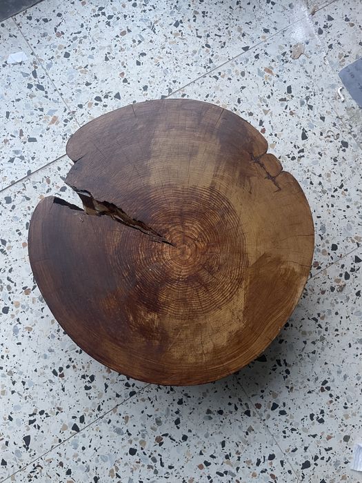 Drewniany blat stolik