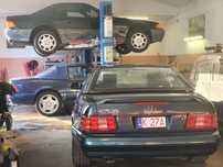 R129 R230 Mercedes SL Naprawa, uszczelnianie siłowników dachu serwis