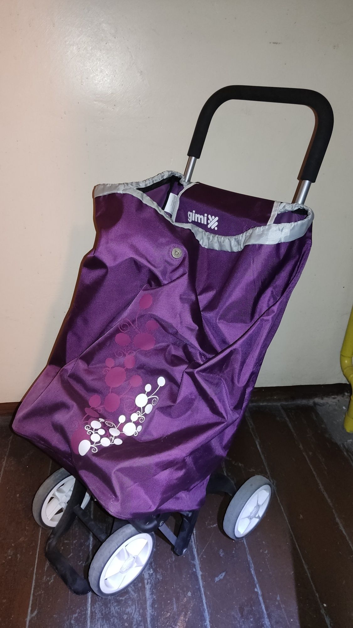 Wózek na zakupy pojemny cztery koła