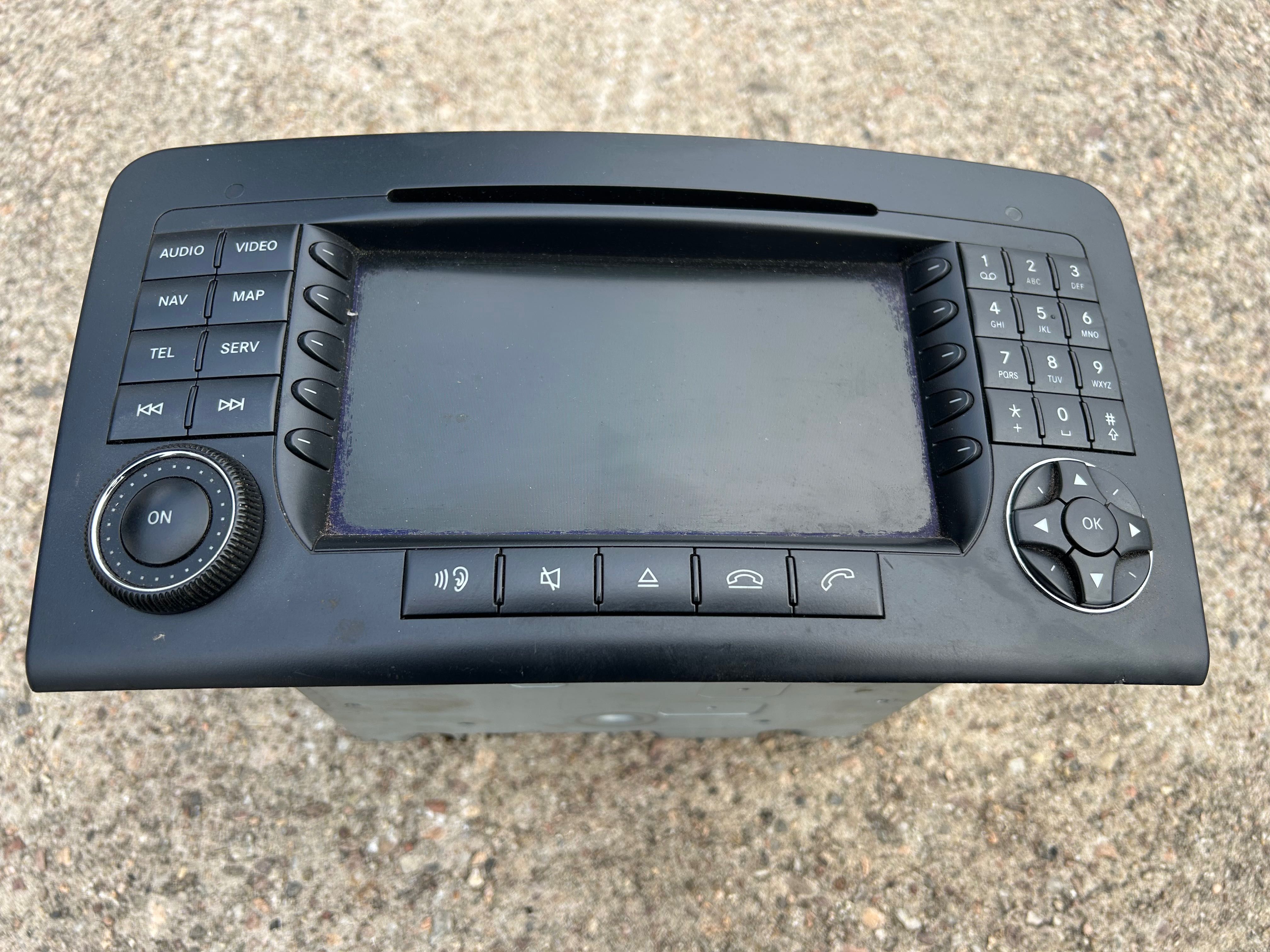 mercedes W164 GL X164 radio nawigacja command