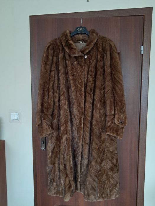 Futro z norek roz. 46