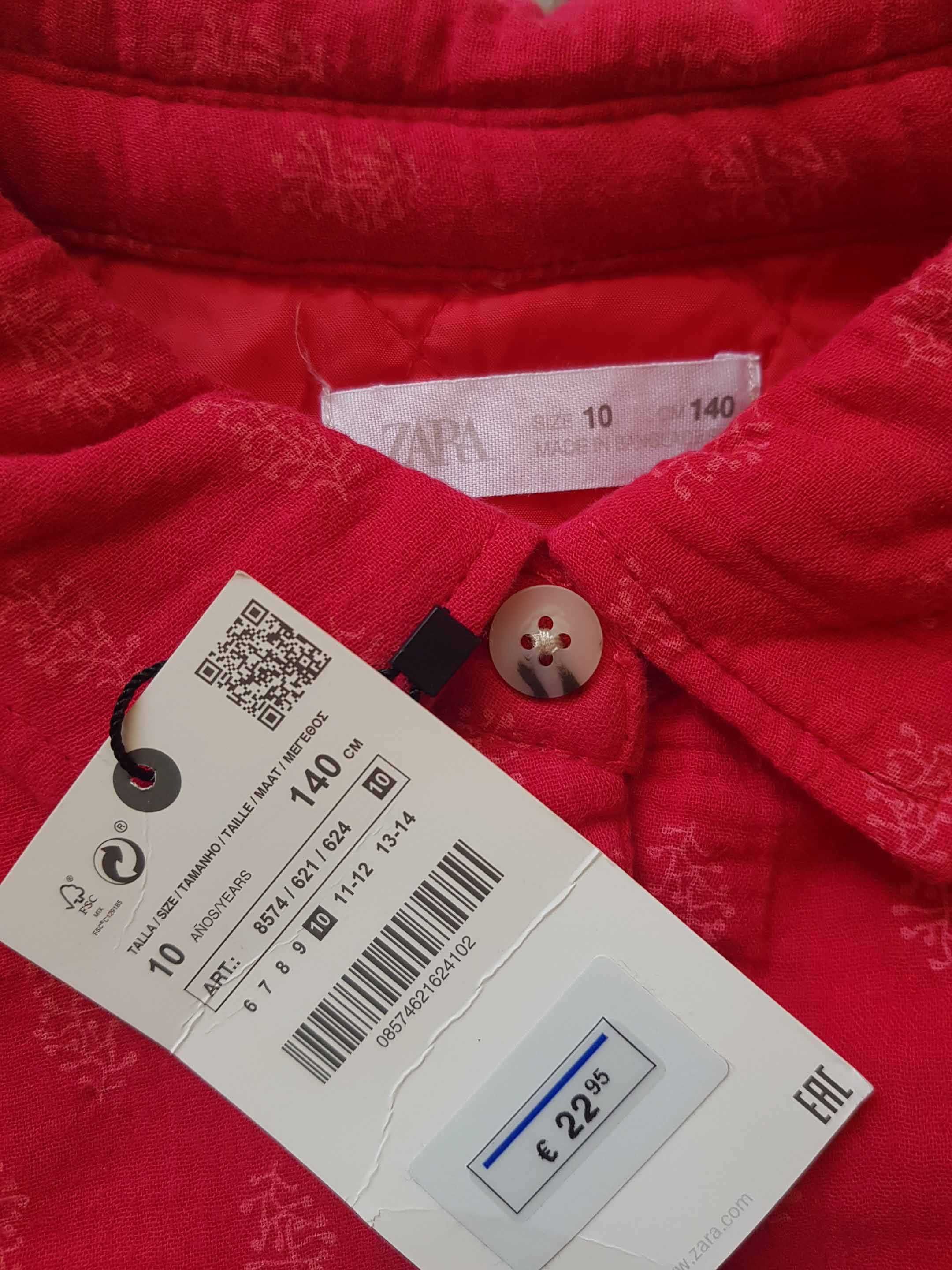Демісезонна куртка, сорочка Zara, 140 см, нова