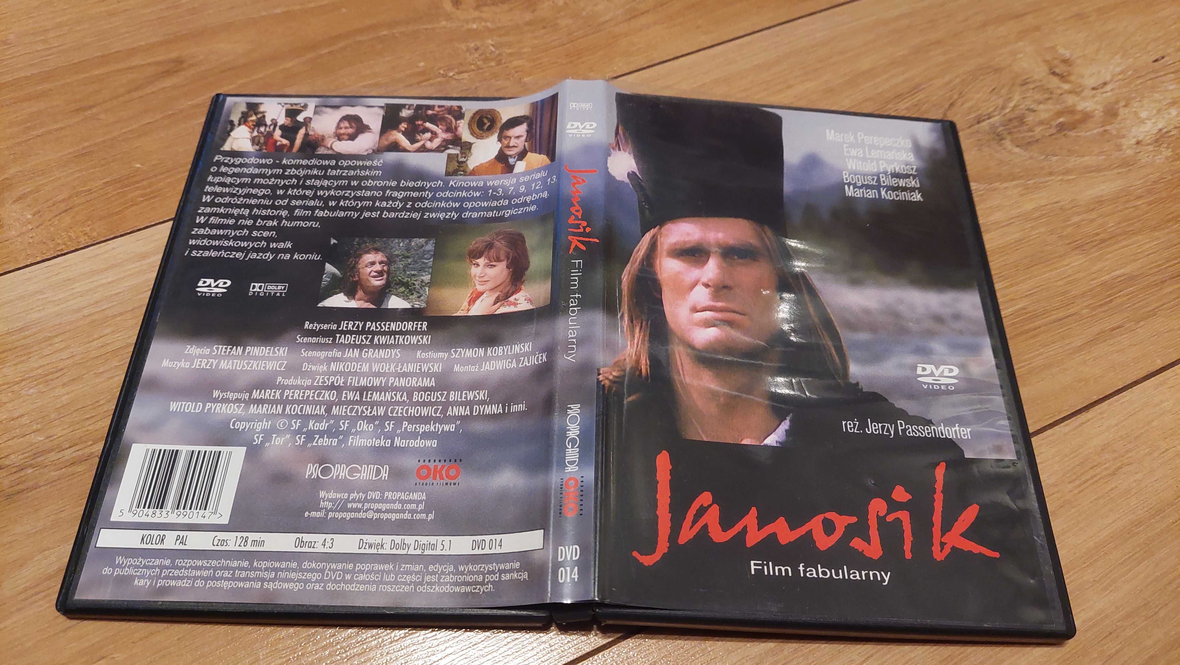 film DVD Janosik (1974) Marek Perepeczko, Witold Pyrkosz