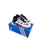 Чоловічі кросівки Adidas Niteball білі з фіолетовим