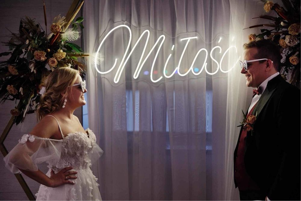 Zestaw Napis Miłość, Neon Miłość, Neon Love cena za wszytko