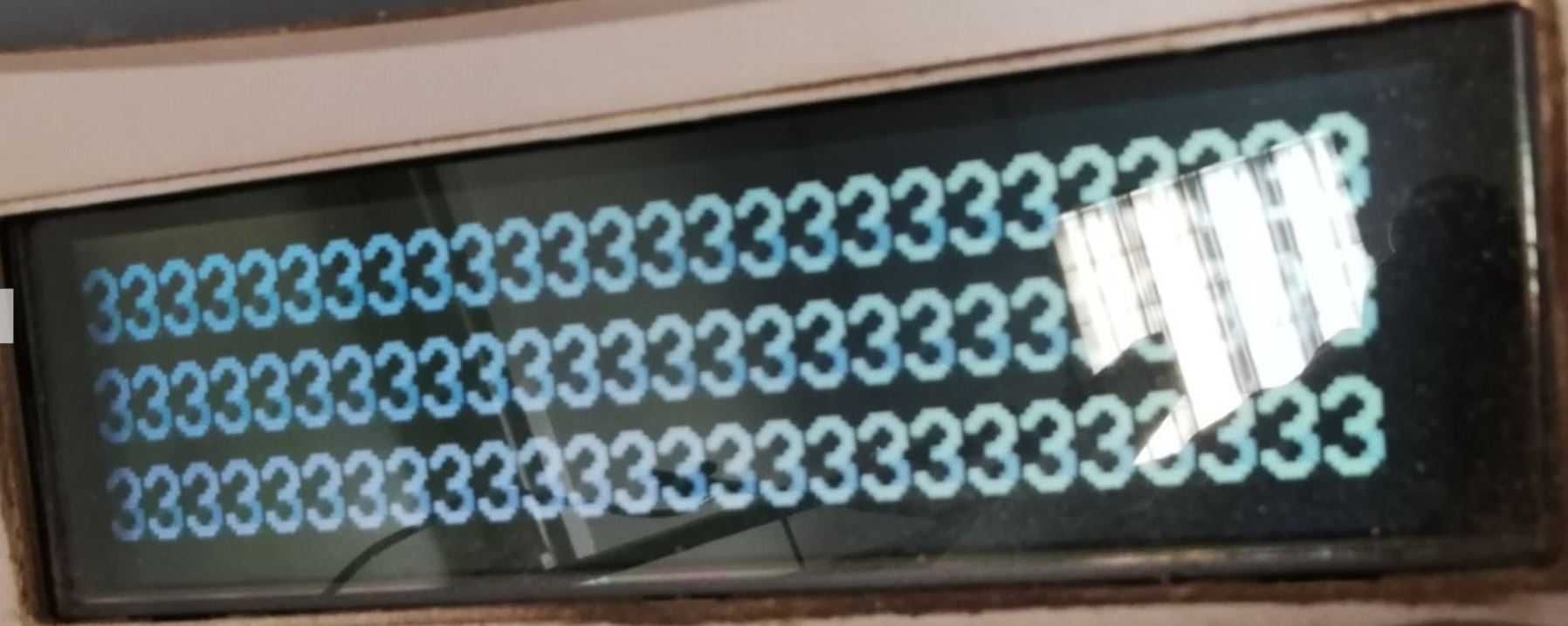 Wyświetlacz LCD 64x240 podświetlenie Bizerba