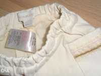 BURBERRY oryg. kremowe spodnie krótkie spodenki szorty 1M / 56 cm