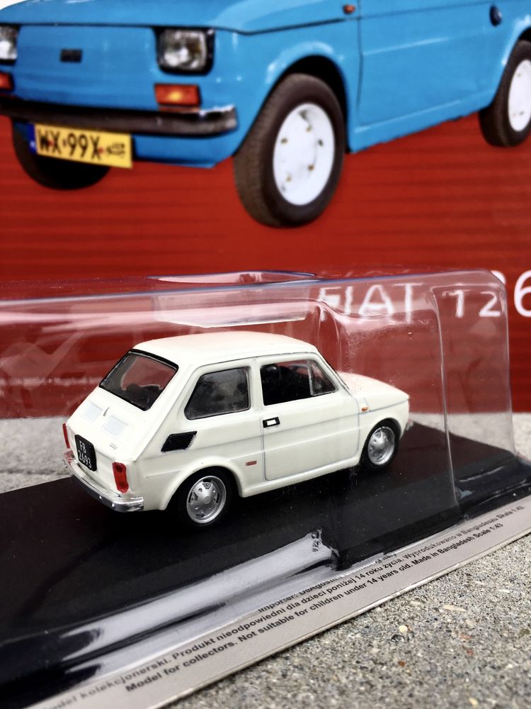 Kolekcjonerski FIAT 126P #13-auta PRL,model,autka,kolekcja