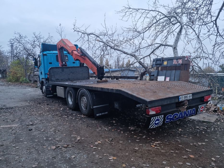 Услуги  крана - манипулятора в Днипре и по Украине