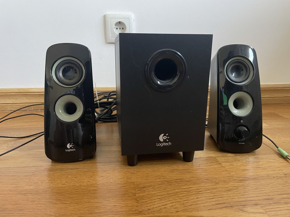 LOGITECH - SUBWOOFER com 2 colunas 60w