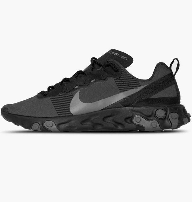 Кросівки Nike React Element 55 Black Reflect 45р 29см оригінал