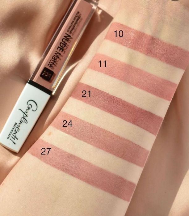 Матова помада NUDE MATTE COMPLIMENTI Relouis. Комплімент