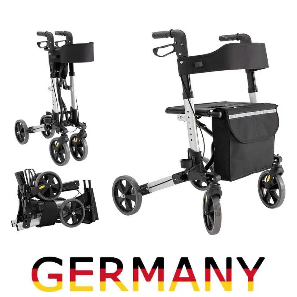 Ролатор ходунки на колесах дорослих і інвалідів алюмінієвий Німеччини