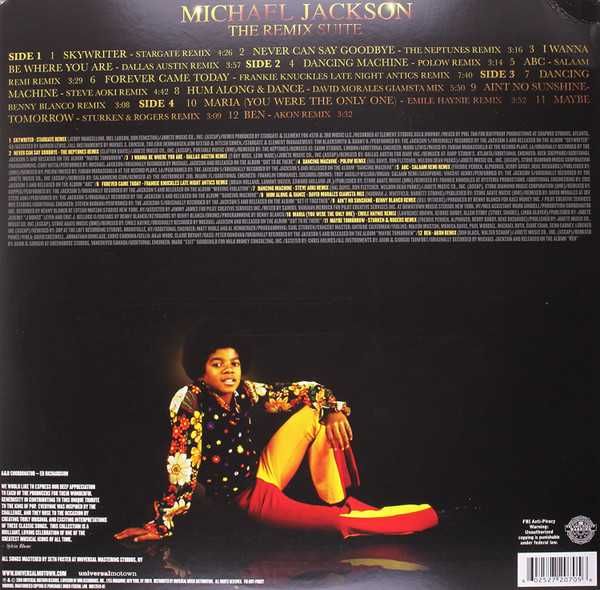 MICHAEL JACKSON- THE REMIX SUITE-2 LP-płyta nowa , zafoliowana