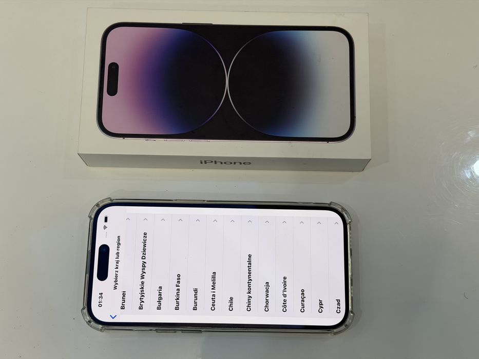 iPhone 14 PRO 256gb + pokrowce + pudelko