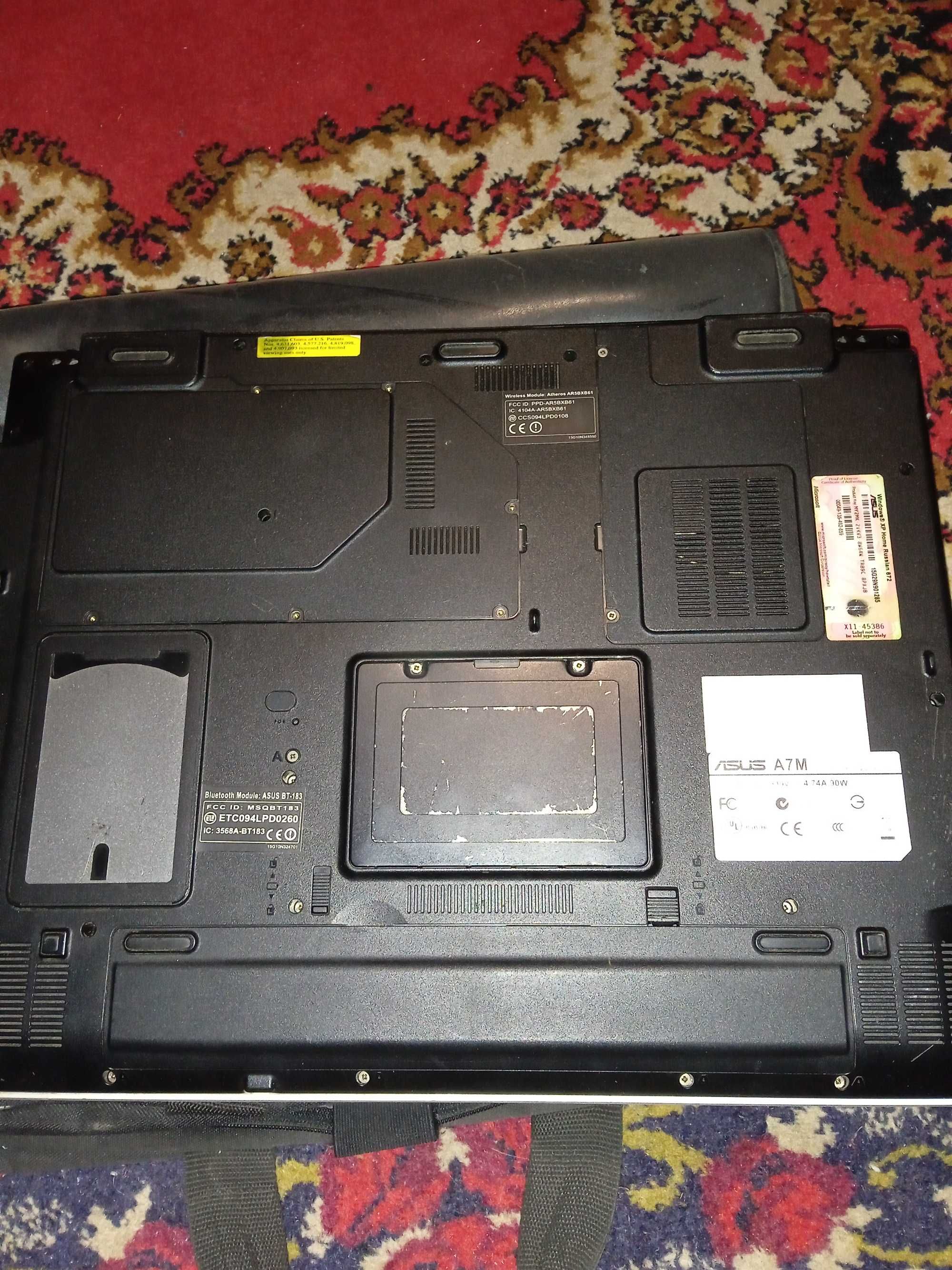 Продам ноутбук Asus A7M