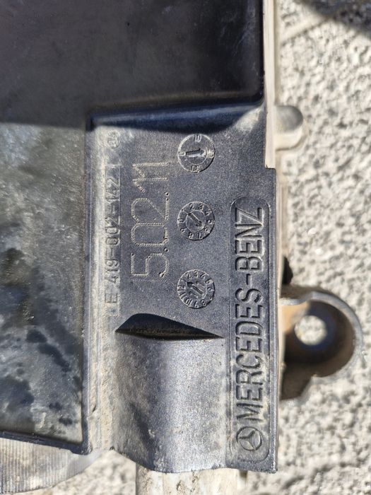 Mechanizm hamulca ręcznego S-klasa