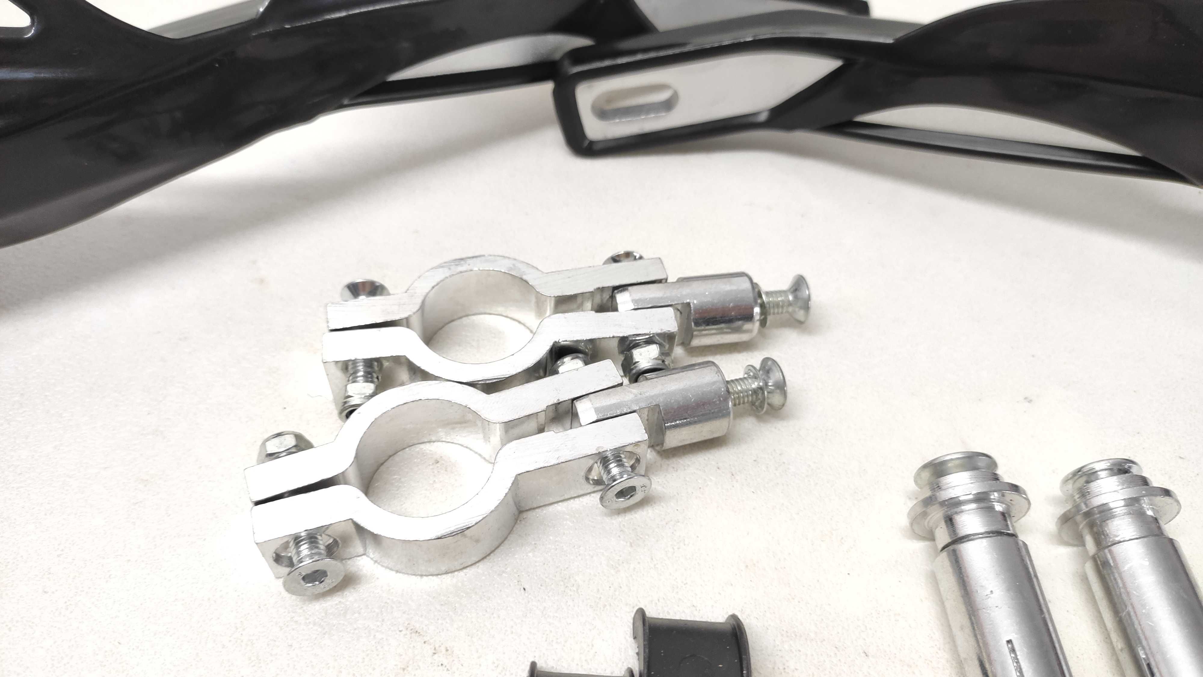Handbary Osłony Dłoni Supermoto Enduro Metalowy Środek
