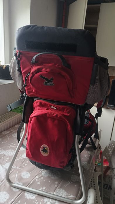 Nosidło Salewa koala 19kg 15kg +4kg daszek, pokrowiec raincoat