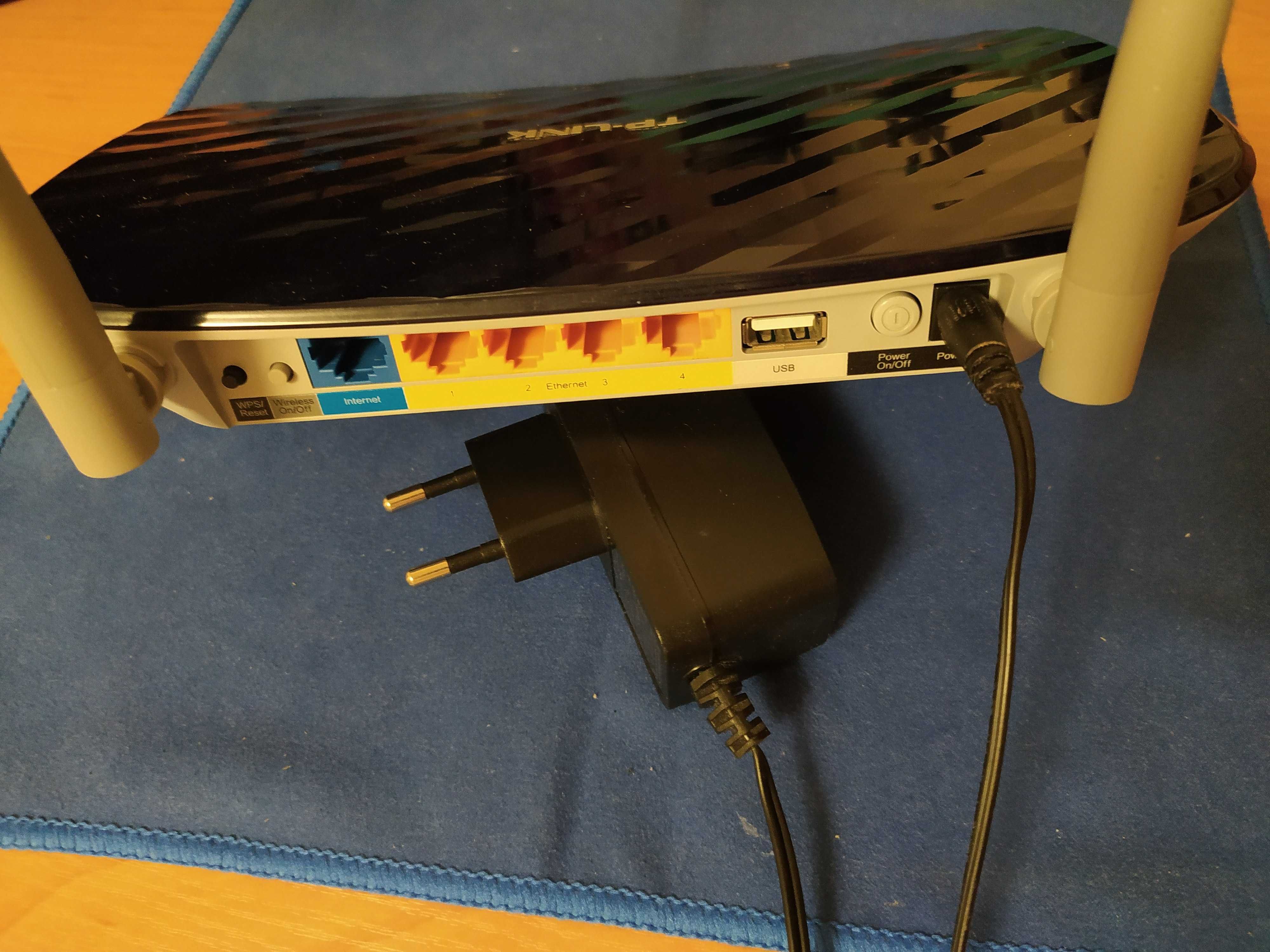 WiFi Роутер TP-Link AC750 Archer C20, 2-ва диапазона 2,4 и 5Ггц, USB