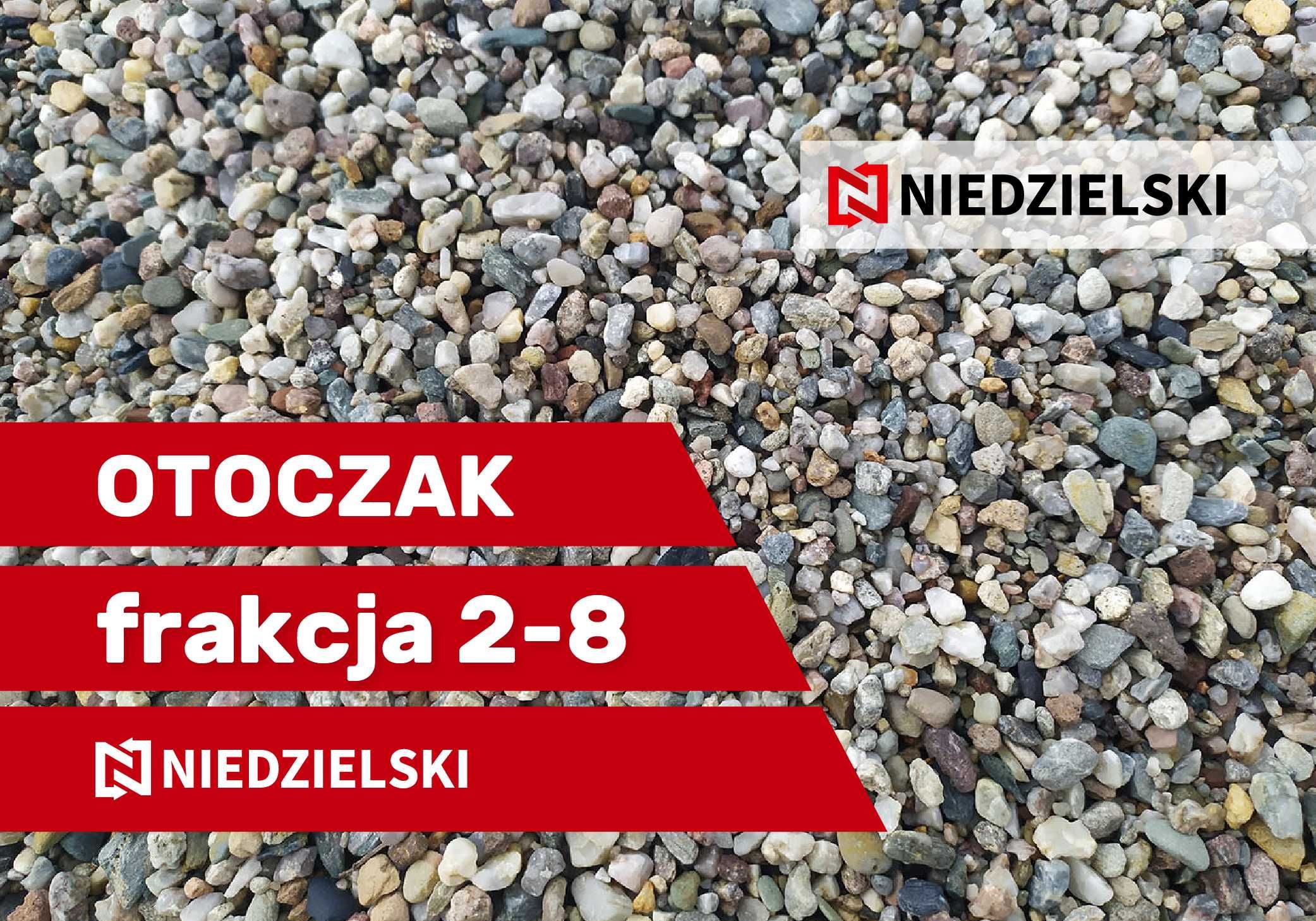 Kamień drenarski 2-8 do oczyszczalni OTOCZAK drenażowy płukany
