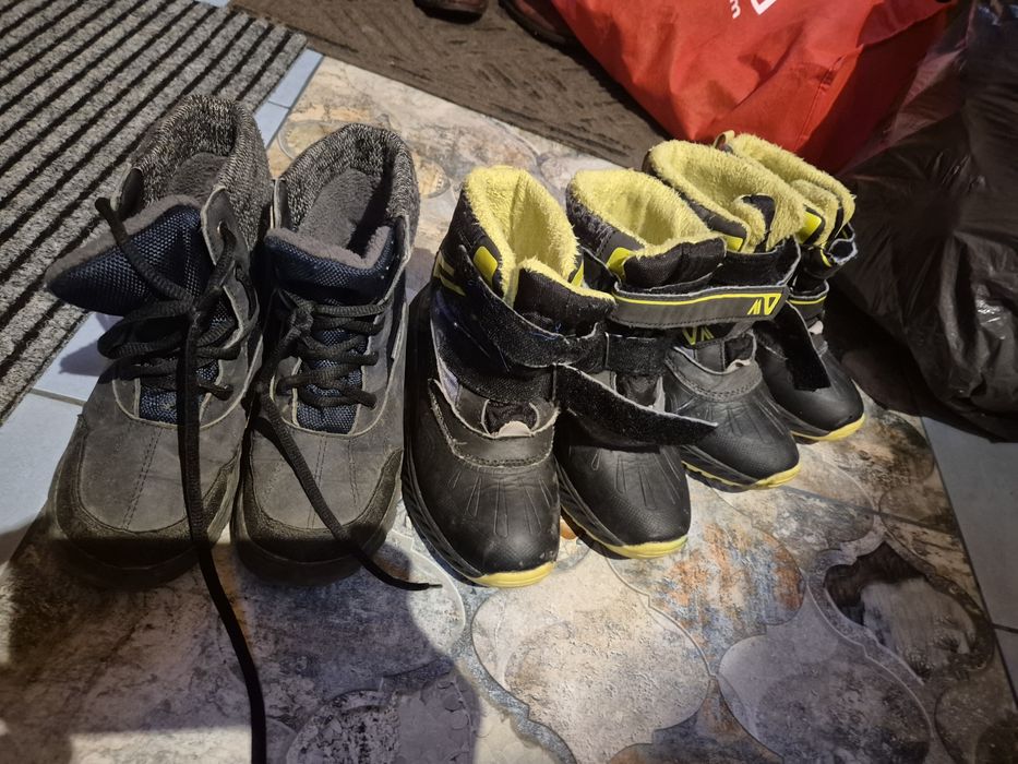 Buty zimowe 3 pary
