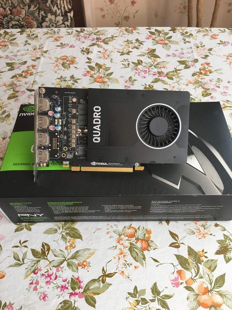 Видеокарта PNY Nvidia Quadro p2000