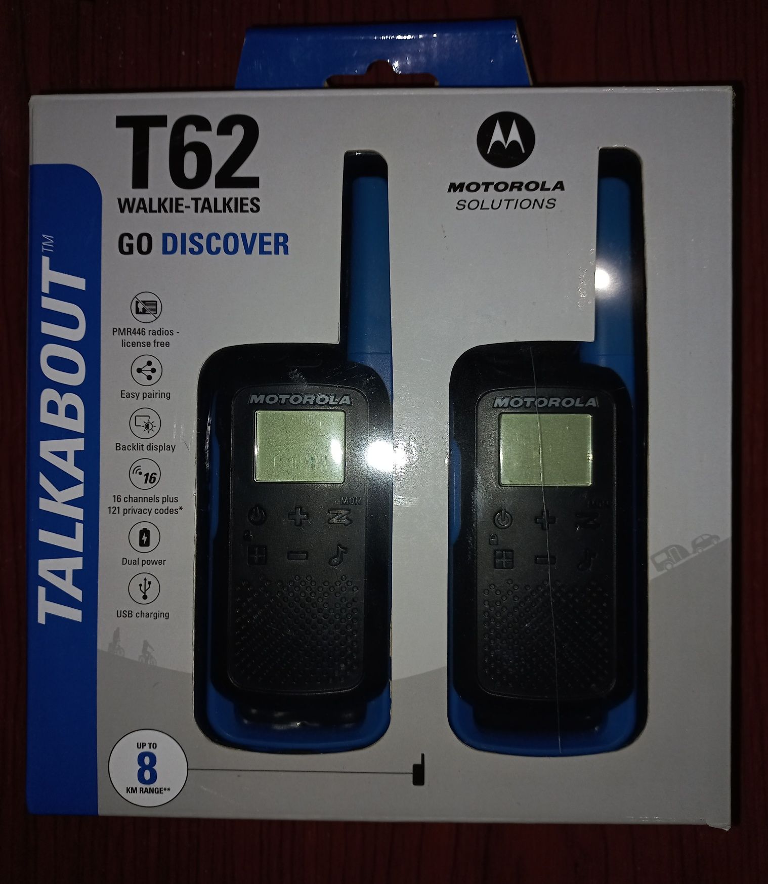 Рация Motorola Talkabout T62 Twin Pack&ChgrWE Blue