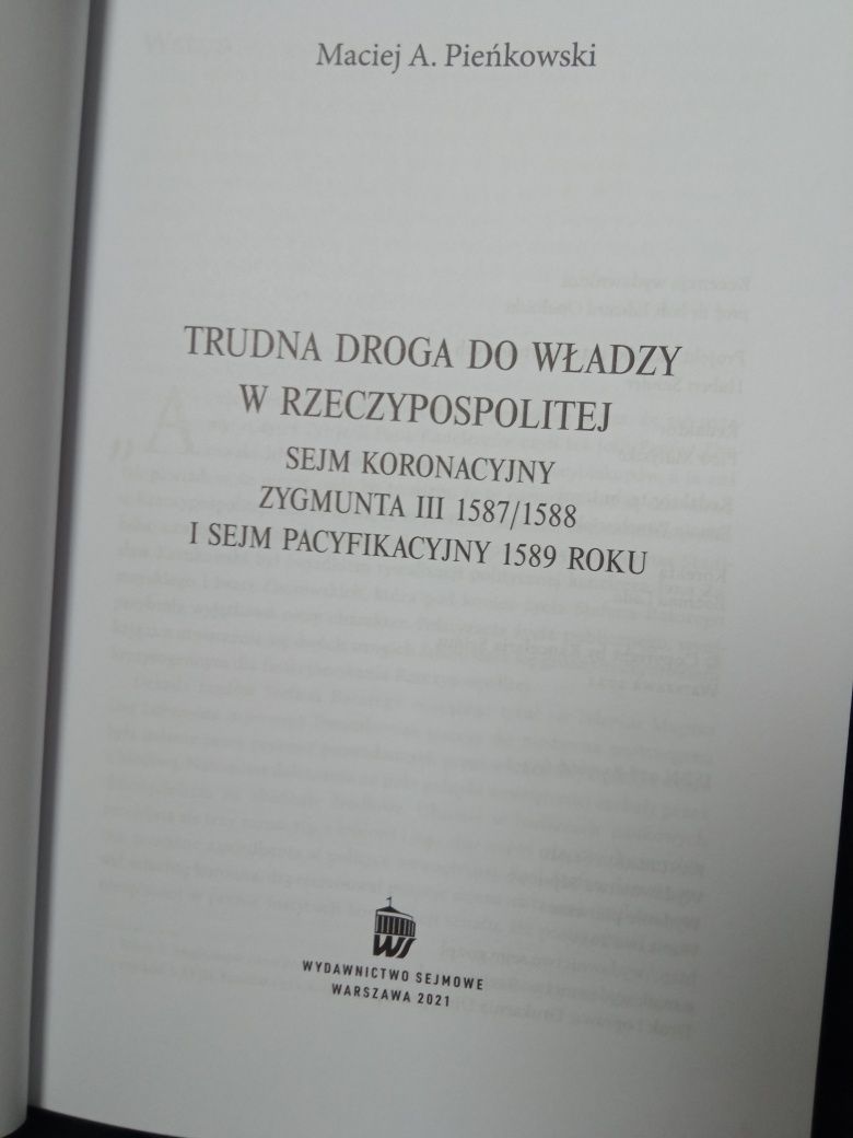 Trudna droga do władzy w Rzeczypospolitej, Maciej Pieńkowski