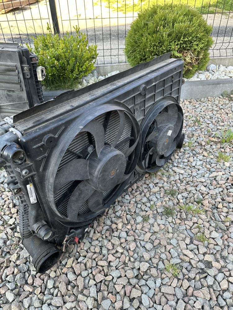 Chlodnica intercooler wiatraki 1,9 tdi