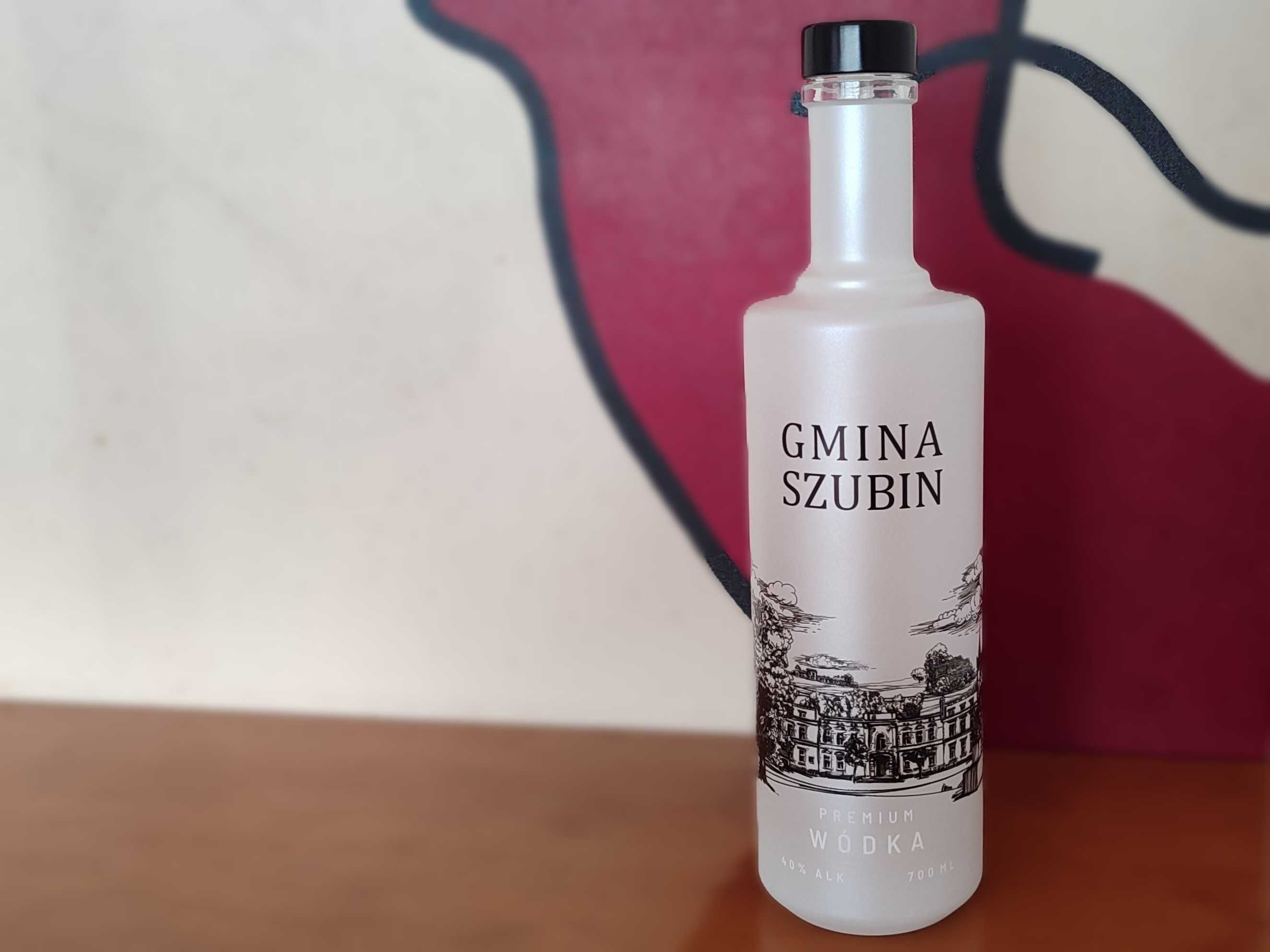 Garrafa (vazia) de vodka polaca Gmina Szubin