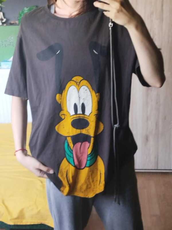 T-shirt tshirt pluto ricky morty baggy oversize mickey paka zestaw top