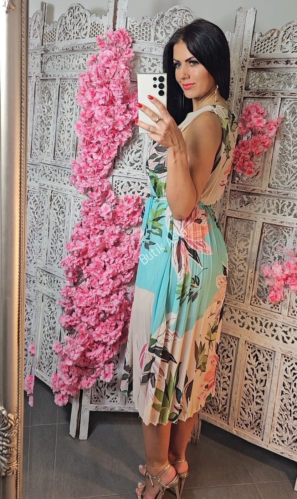 Sukienka plisowana midi 38,40 damska 42  nowa wzory