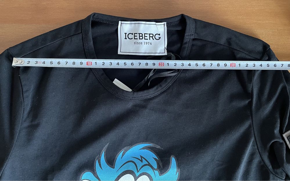 Iceberg, 100% оригинальная мужская футболка, р. XS