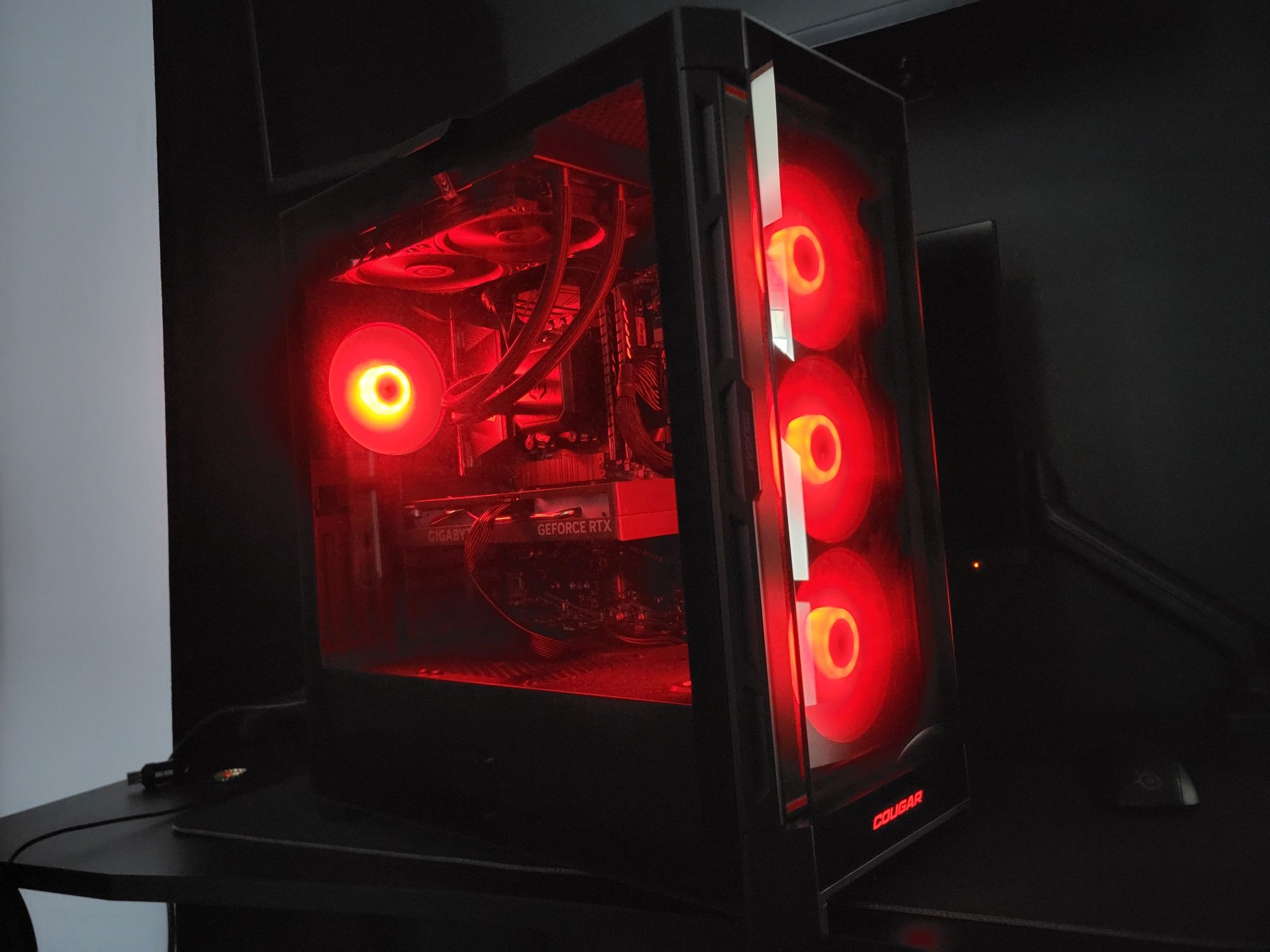 Komputer Gamingowy, Ryzen 5, RTX 4060, Chłodzenie wodne