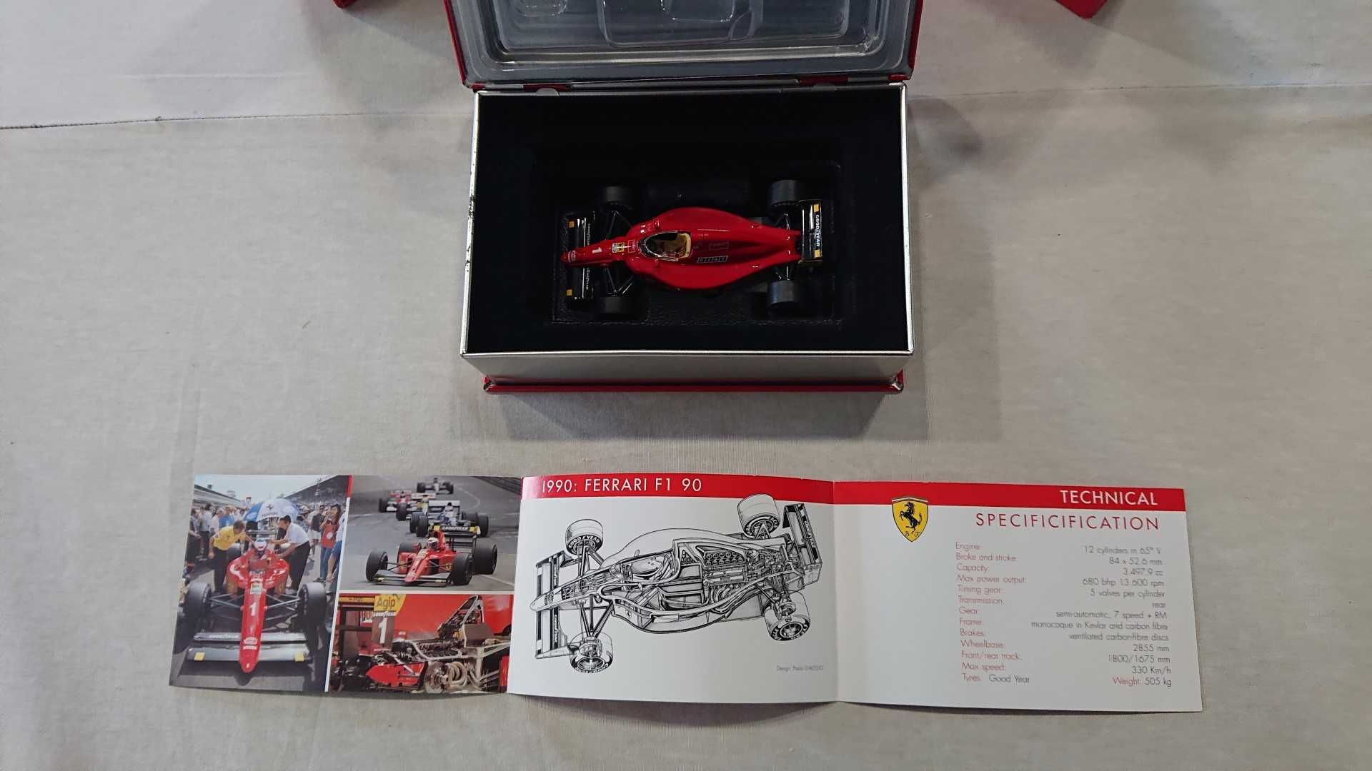 4 x F1 Minichamps + Ferrari F1-90 Hot Wheels (Escala 1:43)