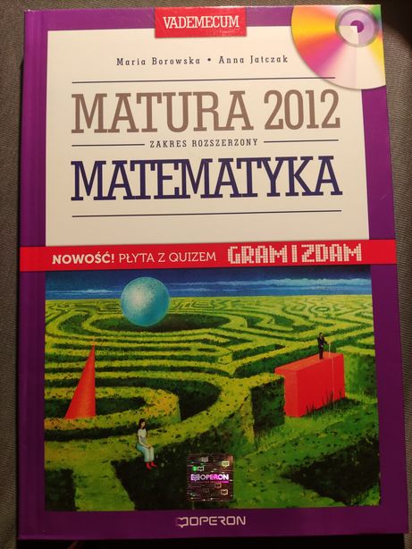 Matura 2012 vademecum matematyka + płyta