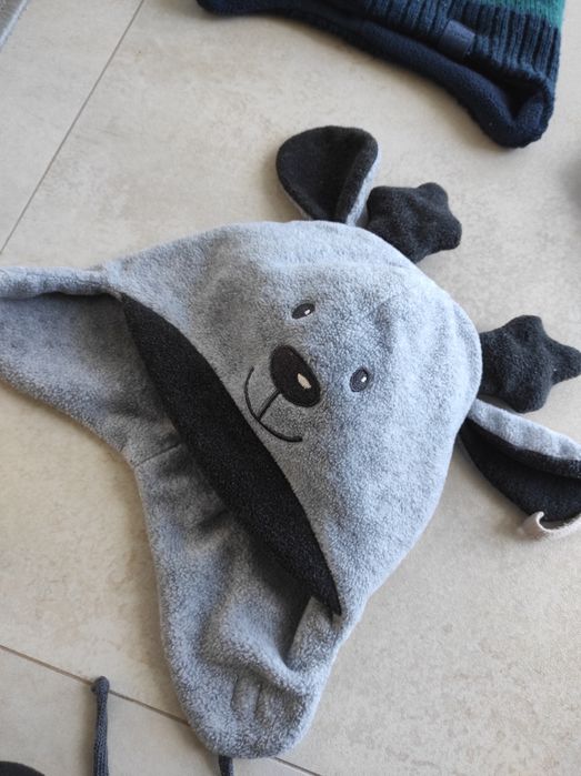 Zestaw czapek H&M renifer 92 98.104 zima chłopiec