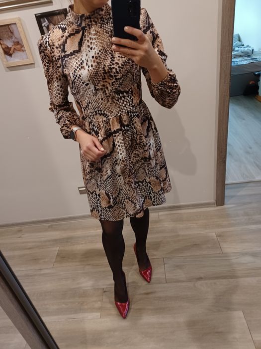 Sukienka wzór zwierzęcy NOWA